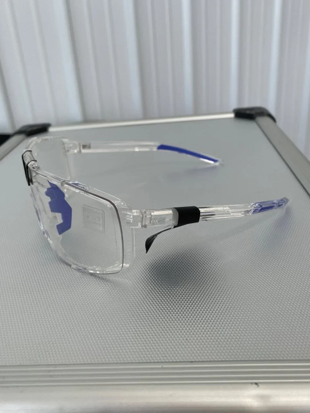 Kreedom Polycarbonate Lens Safety Glasses UV Protection Clear and Blue Frame NEW